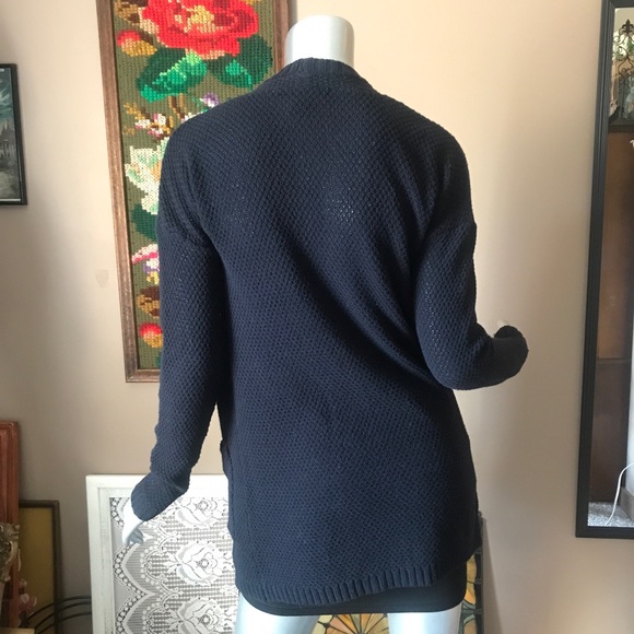 Workshop Republic Clothing Women’s Small Black Open Front Cardigan Soft - Picture 14 of 14